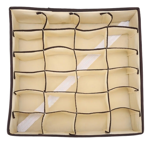 Organizador De Cajones Para Ropa Interior Tio Musa Color Beige