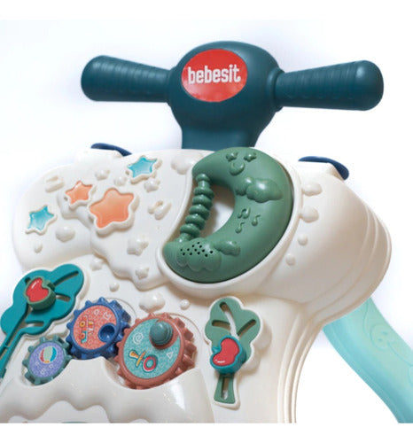 Caminador Musical Bebesit 1226 Panel Didactico Color Celeste Celeste
