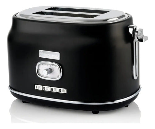 Tostadora Westinghouse Retro Tm800-03 Negra Color Negro