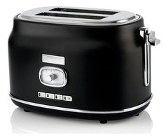 Tostadora Westinghouse Retro Tm800-03 Negra Color Negro