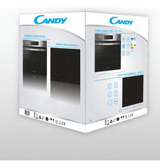 Combo Candy Horno Electrico Fidcx605l + Anafe Ch64ccb Vitroc Color Negro