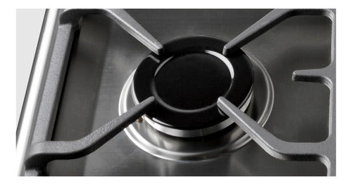 Florencia 6748i Anafe Empotrable Acero Inox Gas 4 Hornallas Color Acero Inoxidable