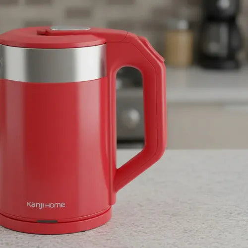 Pava Jarra Eléctrica Kanji Kjh-pe1500 Rápido Hervido Cye Rojo
