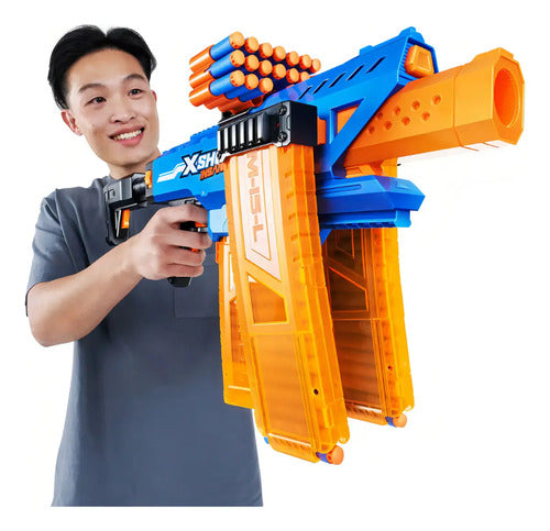 Pistola X-shot Insanity Motorised Clip Blaster 7601