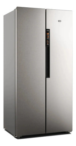 Heladera Gafa 457l No Frost Side By Side Inverter Inox Hgsbs457x Acero Inoxidable