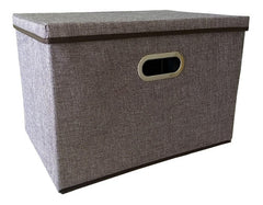 Caja Organizadora Plegable Con Tapa Plegable De 45x30cm Gris