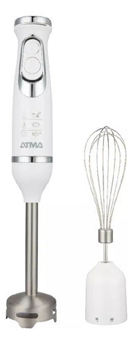 Licuadora De Mano Mixer Atma Lm8527ap 600w C/ Accesorios Cts Blanco