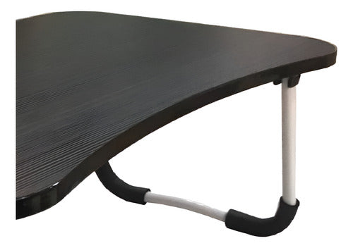 Mesa Bandeja Plegable Para Desayuno Base Notebook Negra
