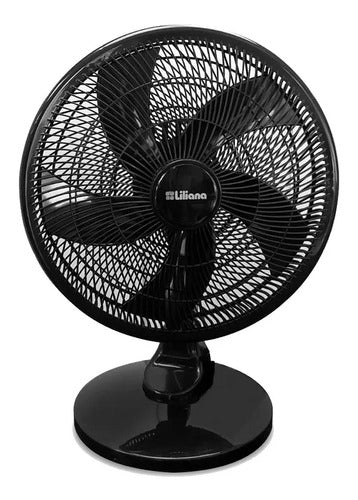 Ventilador De Mesa Liliana Vsop16 Oscilante Reclinar Cts 40.64 Cm 50 Negro Plástico 5