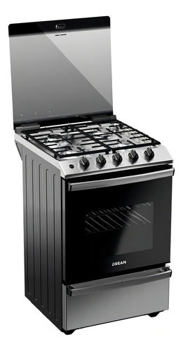 Cocina Multigas 56 Cm Inoxidable Drean Cd5614ai0 Gris