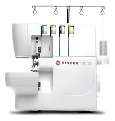 Máquina De Coser Portable Overlock Singer S0105 Blanca Blanco