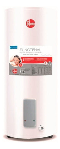 Termotanque Eléctrico Rheem Functional Tepc125erhk2 Blanco 125l