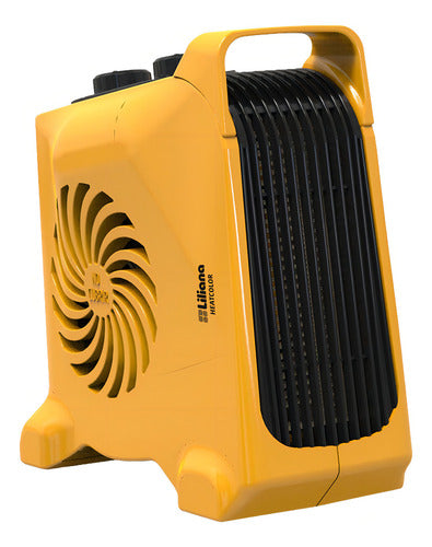 Caloventor Liliana Doble Posicion Portátil Liviano Amarillo