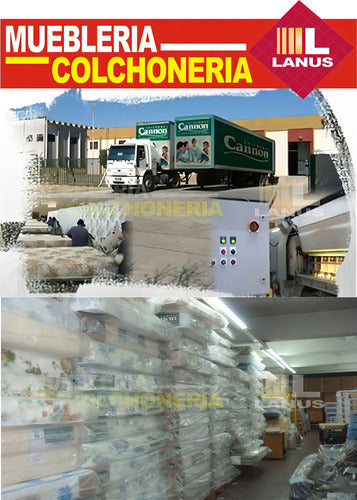 Cannon Espuma Especial De Lujo Colchón 1 1/2 Plaza 100cm X 190cm