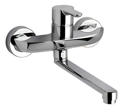 Grifería De Pared Monocomando Cocina Fv 406/b5 Puelo Cromo Cromo Cromado