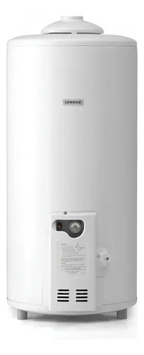 Termotanque A Gas Longvie 75 Litros De Pie T3075pf Blanco