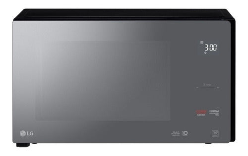 Microondas Grill LG Neochef Mh8298 Inverter Negro De 42lts