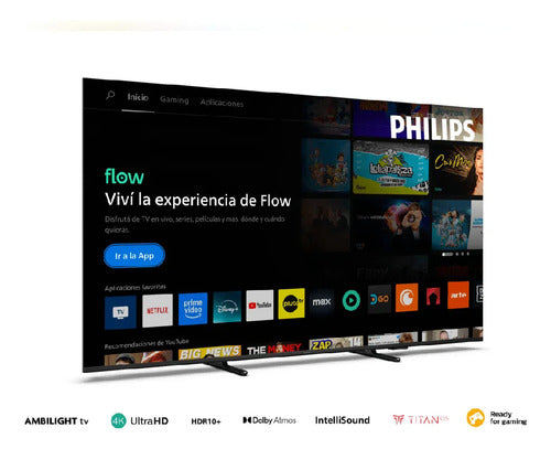 Smart Tv Led 65 Philips 65pud8100 Hdr10+ 4k Ambilight Titan
