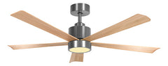 Ventilador De Techo Con Luz Liliana Vthm935r 1.35 M 50 Gris Oscuro Marrón Madera 5