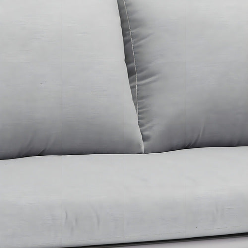 Juego Sillones Living Jardin Exterior Aluminio Loop Tio Musa Color Gris