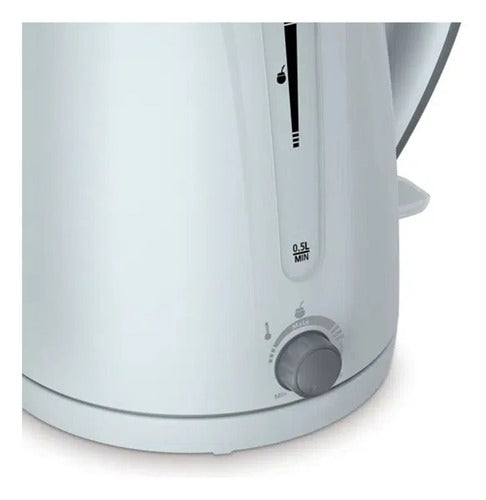 Pava Electrica Oster Con Control Temperatura Mate Kt4970w Color Blanco