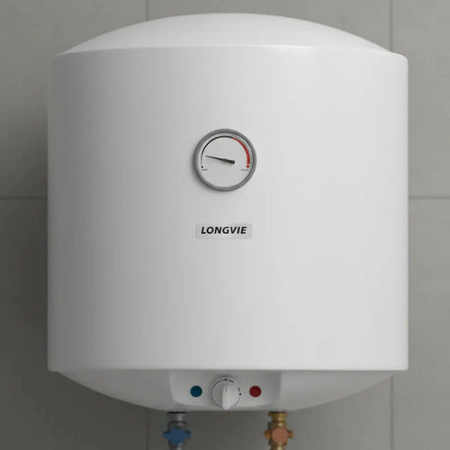 Termotanque Longvie Te40d Electrico 40l  C/inf Blanco Blanco