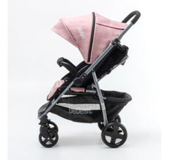 Cochecito Travel System Bebesit 1390ts-f Manillar Rosa Cts Rosa Plateado