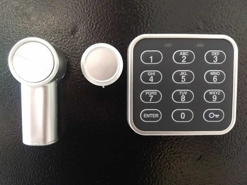 Caja Fuerte De Seguridad Digital Vivendi Tm 50x35x31cm Negro