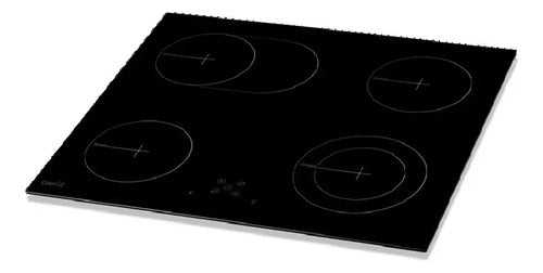 Anafe Eléctrico Vitrocerámico Ae08-00020 Vitro De 60 Cm Negro