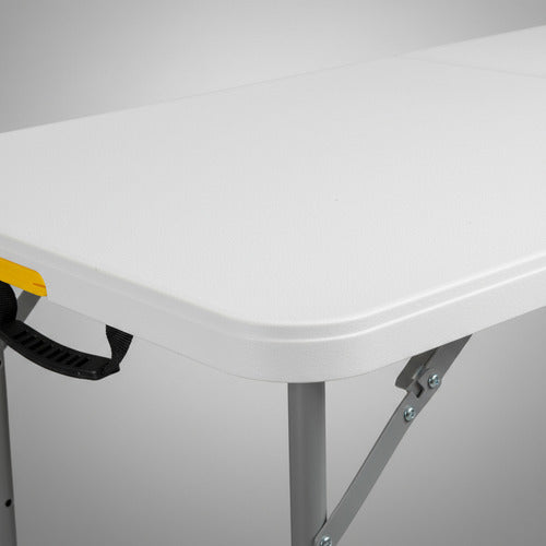 Mesa Plegable 2 Alturas Valija Transportable 120cm Picnic Tm