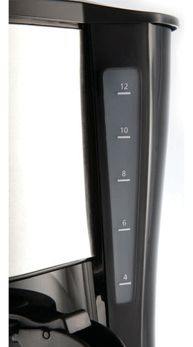 Cafetera De Filtro Smartlife 1.5lts 980w Sl-cm9402 Color Negro/acero Inoxidable