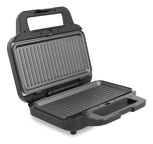 Sandwichera 2 En 1 Atma Placas Antiadherentes Triangular Y Panini