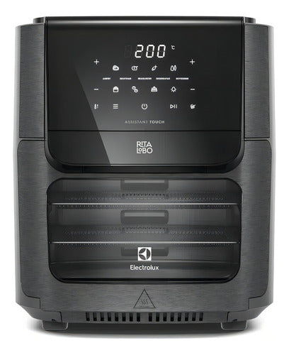 Freidora Aire Sin Aceite Electrolux Air Fryer Eaf90g 12l Cts Grafito