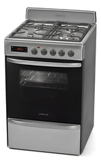 Cocina A Gas Longvie 21601xt Inox Grill Eléctrico De 60cm Acero Inoxidable
