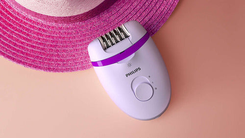 Depiladora Philips Satinelle Essential Bre 275 Blanco Y Morado