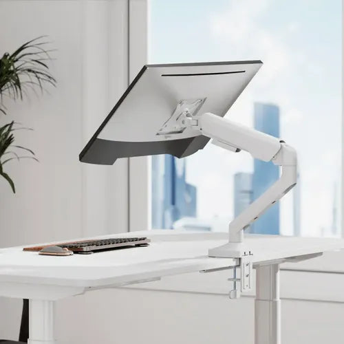 Soporte De Escritorio Para Monitor Onebox Ob-lcd10b 17 A 40 Blanco