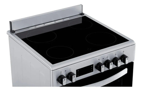 Cocina Escorial Cev-60 60cm Eléctrica Vitrocerámico Plateado