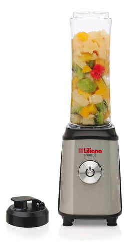 Licuadora Portátil Liliana Sportlic Al116 600 Ml Color Acero Inoxidable