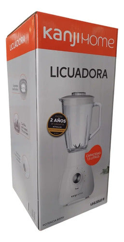 Licuadora Kanji Kjh-bl0800la01 1.5 L Blanca Jarra Vidrio Cs Blanco