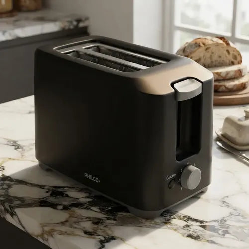 Tostadora De 2 Rebanadas Philco To20bpn 7 Niveles 700w Negro