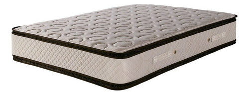 Colchón De Resortes Cannon Resortes Sublime King Con Doble Pillow Top Blanco