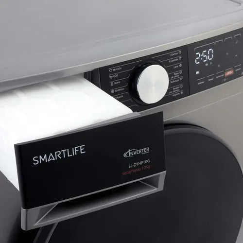 Secarropas Por Bomba De Calor Smartlife Sl-dyhp10g 10kg Gris