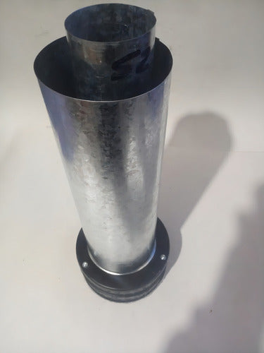 Calefactor Tiro Bal. Longvie Eba2t 2000kcal Termostato Color Gris
