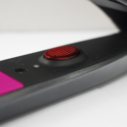 Planchita De Pelo Digital Tourmaline Ion Ultracomb Ap-4401 Negro/fucsia