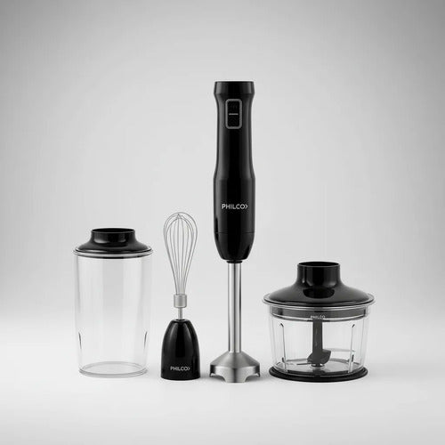 Licuadora De Mano Mixer Philco Lmph21133bn Turbo 600w Negro