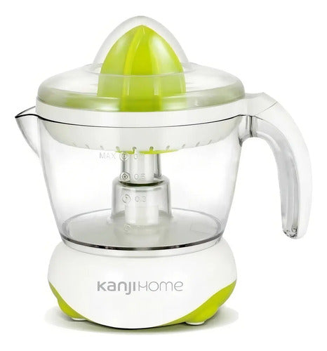 Exprimidor Kanji Home Kjh-jm045 De 0,7 Litros 40w Color Blanco Blanco/verde