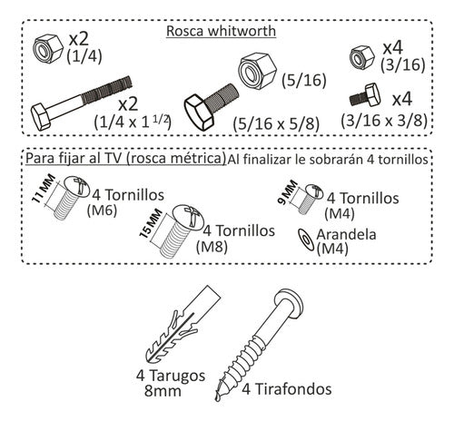 Soporte Para Led De 10 A 32 Extensible Spl-570e Nakan Color Negro