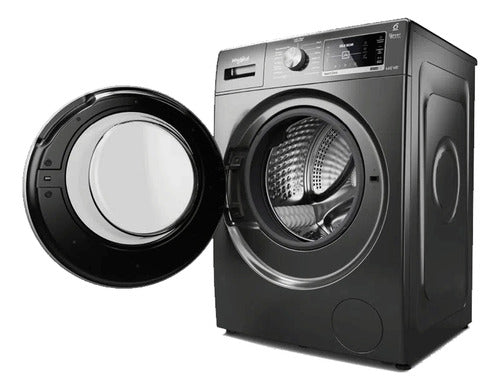 Lavasecarropas Automático Whirlpool Wnc95as Inverter Titanio Gris