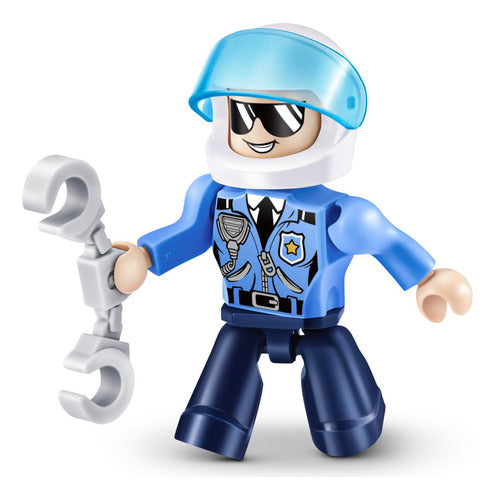 Bloques Max Estacion De Policia City Police 321 Piezas Zuru Versión Del Personaje Estacion De Policias