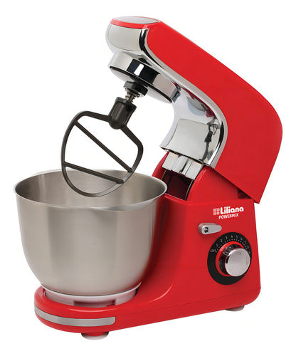 Batidora De Pie Liliana Powermix Ab91 Roja 50 Hz X 60 Hz Color Rojo